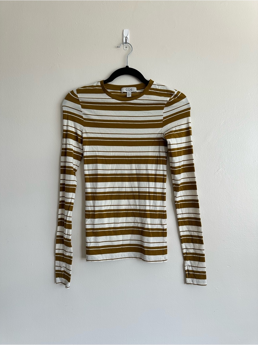 COS Slim Light-Weight Long Sleeve Tee Size XS